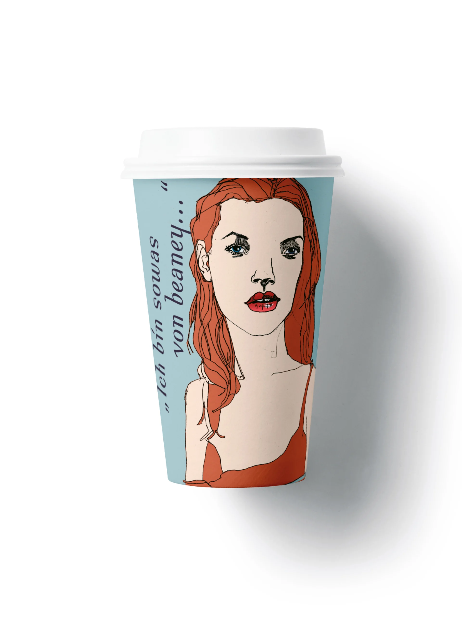 10 Zurgams Beaney Kaffee Becher Illustration