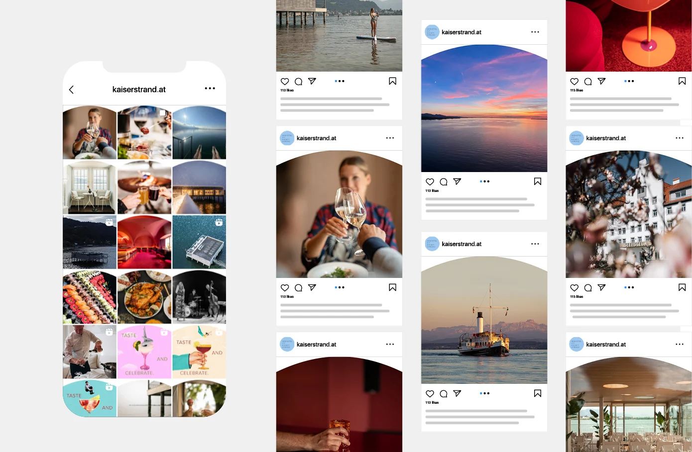 12 Zurgams Seehotel Kaiserstrand Social Media