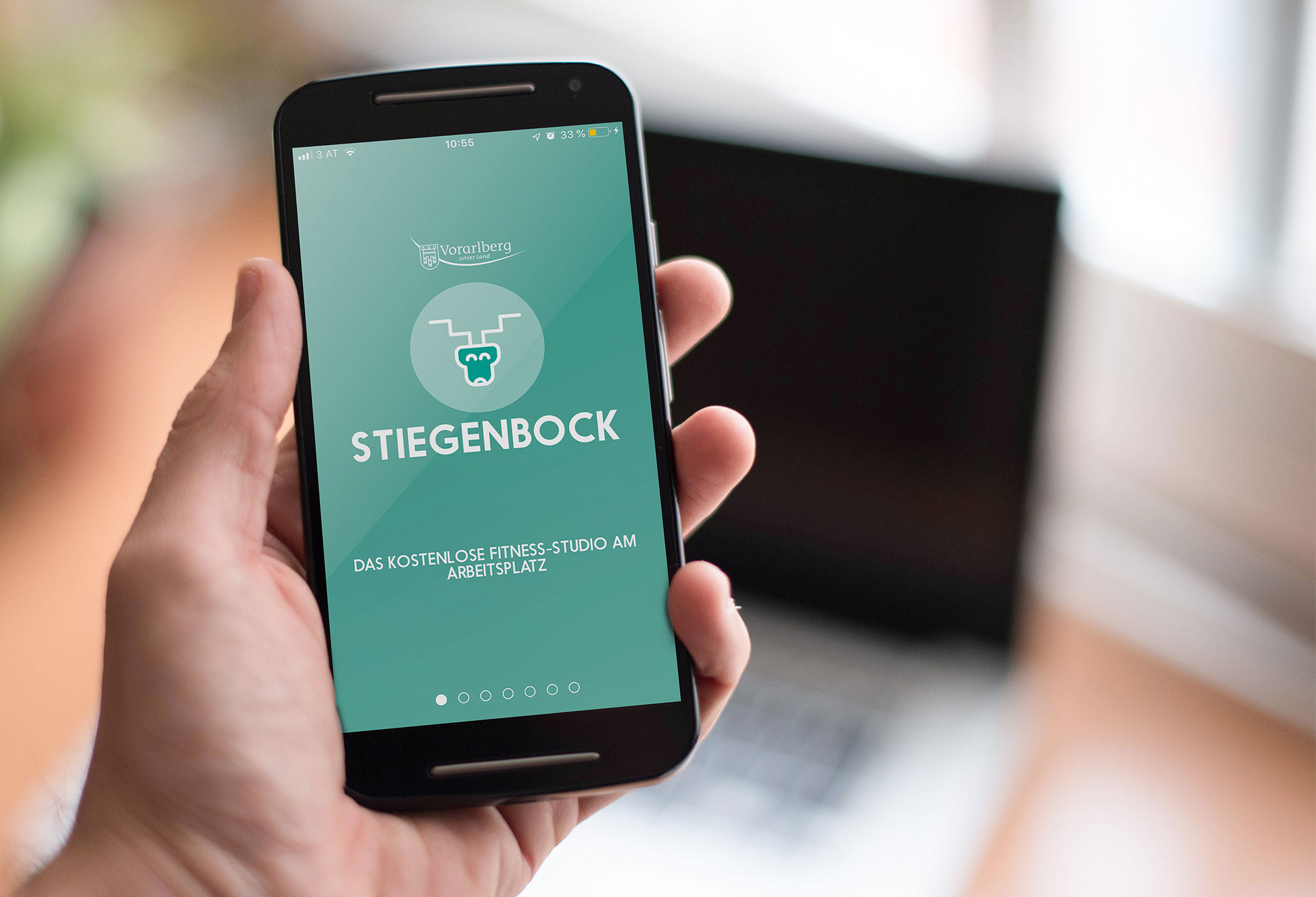 zurgams stiegenbock app startscreen