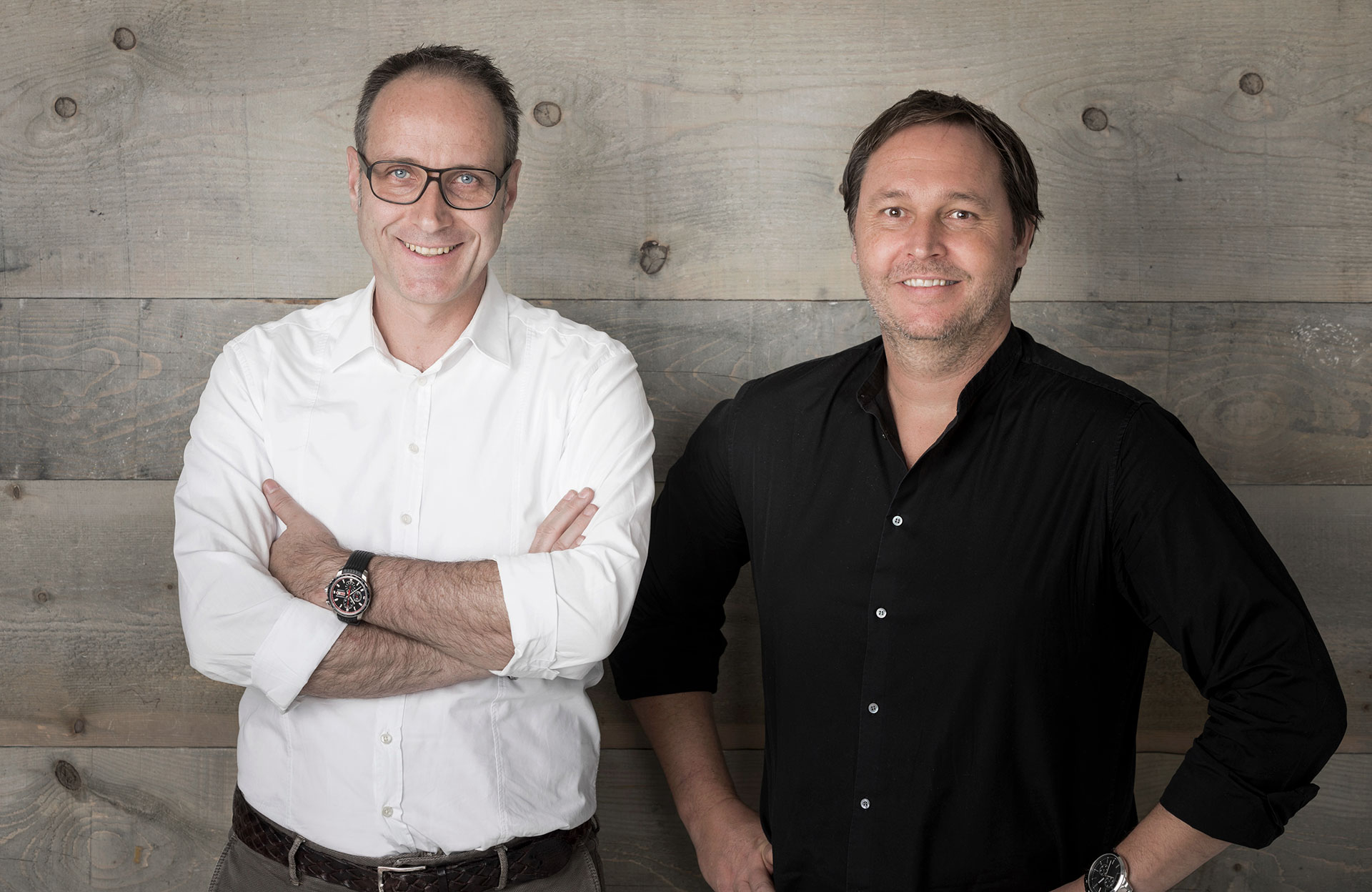 Jörg Ströhle und Thomas Gschossmann, Geschäftsführer zurgams Kommunikationsagentur