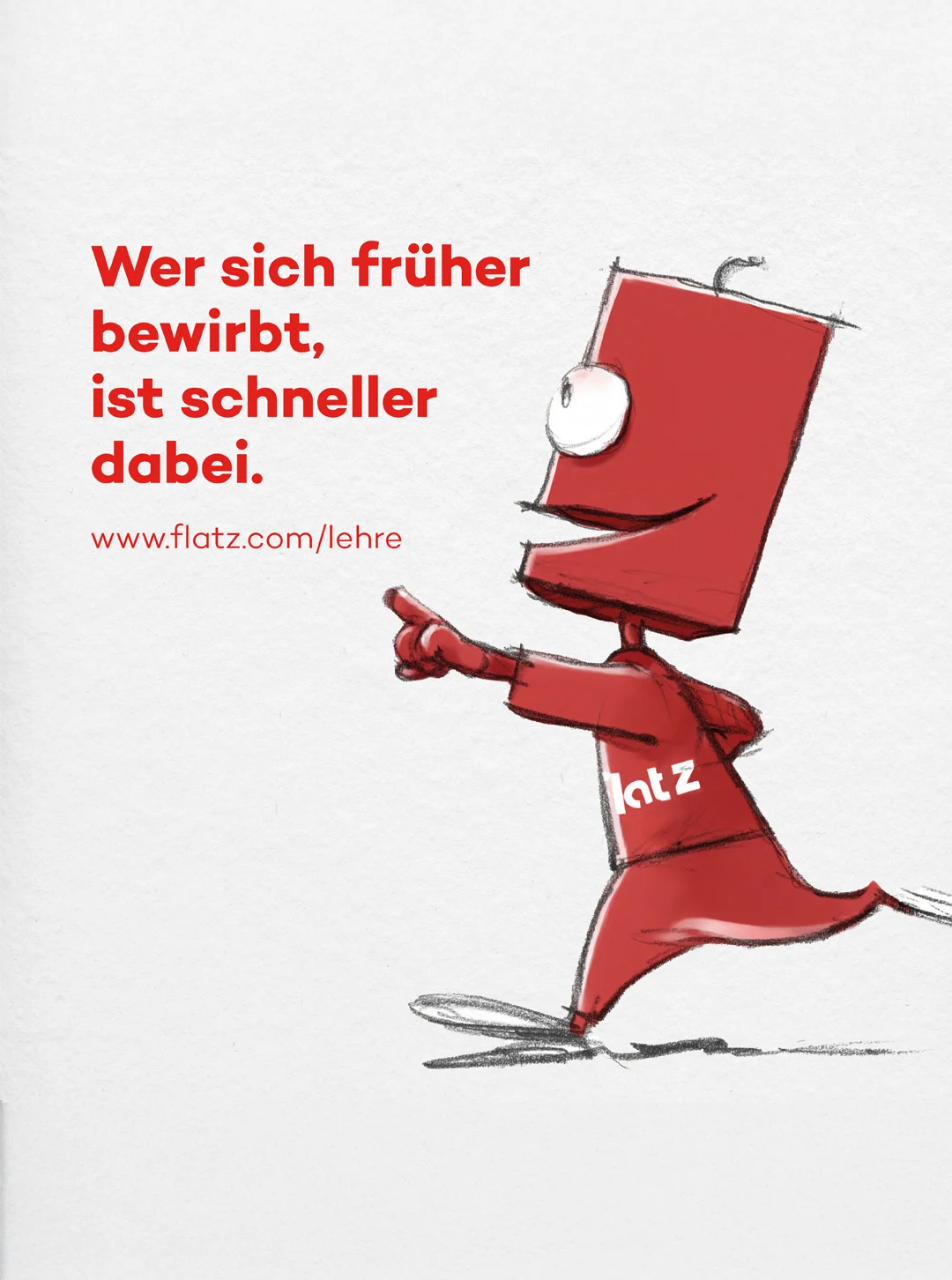 Zurgams Flatz Kampagne Lehrling Schneller