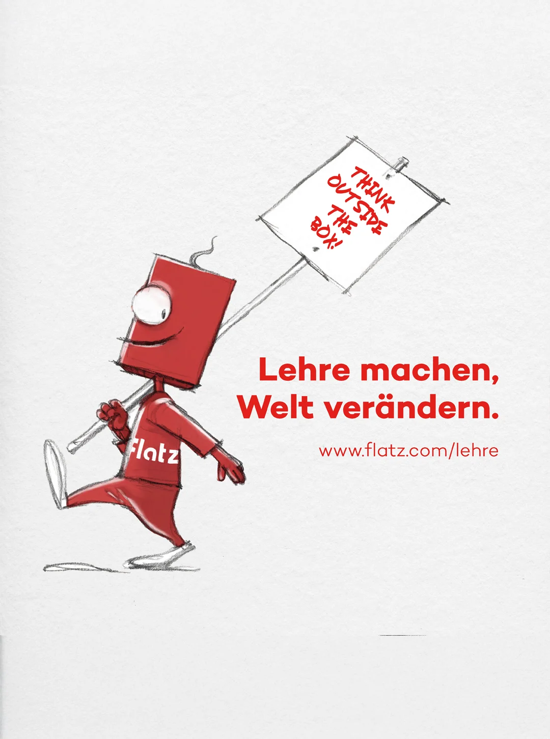 Zurgams Flatz Kampagne Lehrling Welt Veraendern