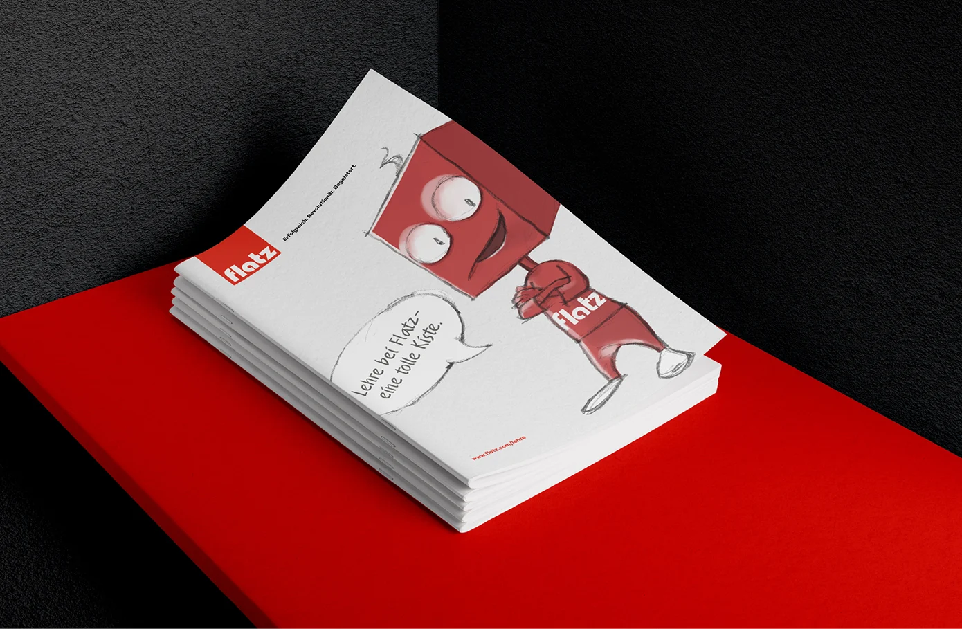 Zurgams Flatz Lehrlingskampagne Broschuere Cover