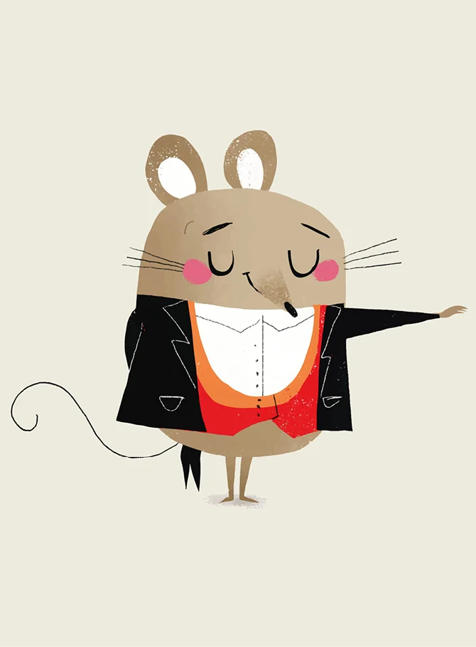 Zurgams Gorfion Malbun Maus Illustration Verneigung