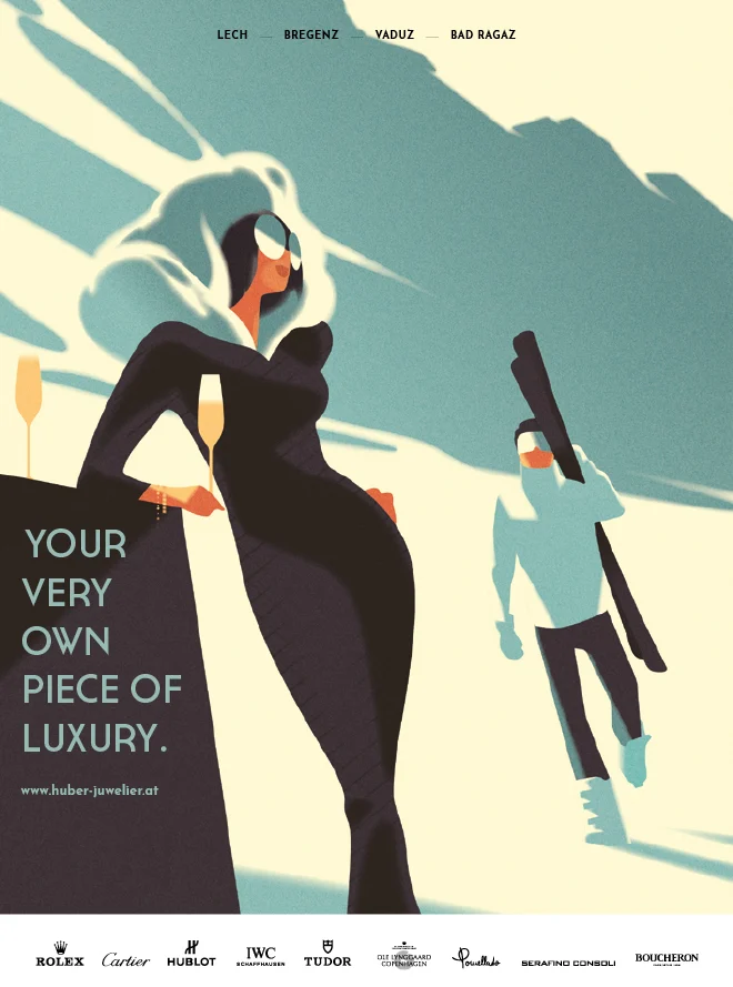 Zurgams Huber Kampagne Luxury Lech