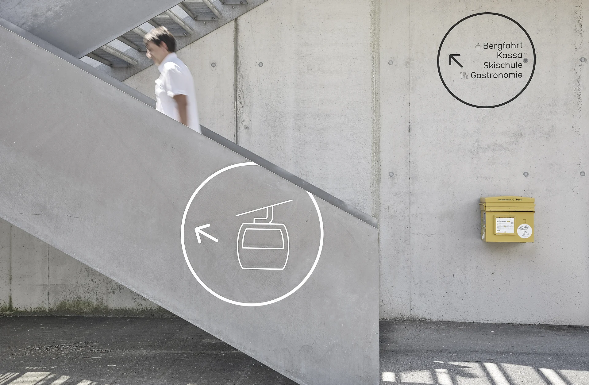 Zurgams Mellaubahn Signaletik