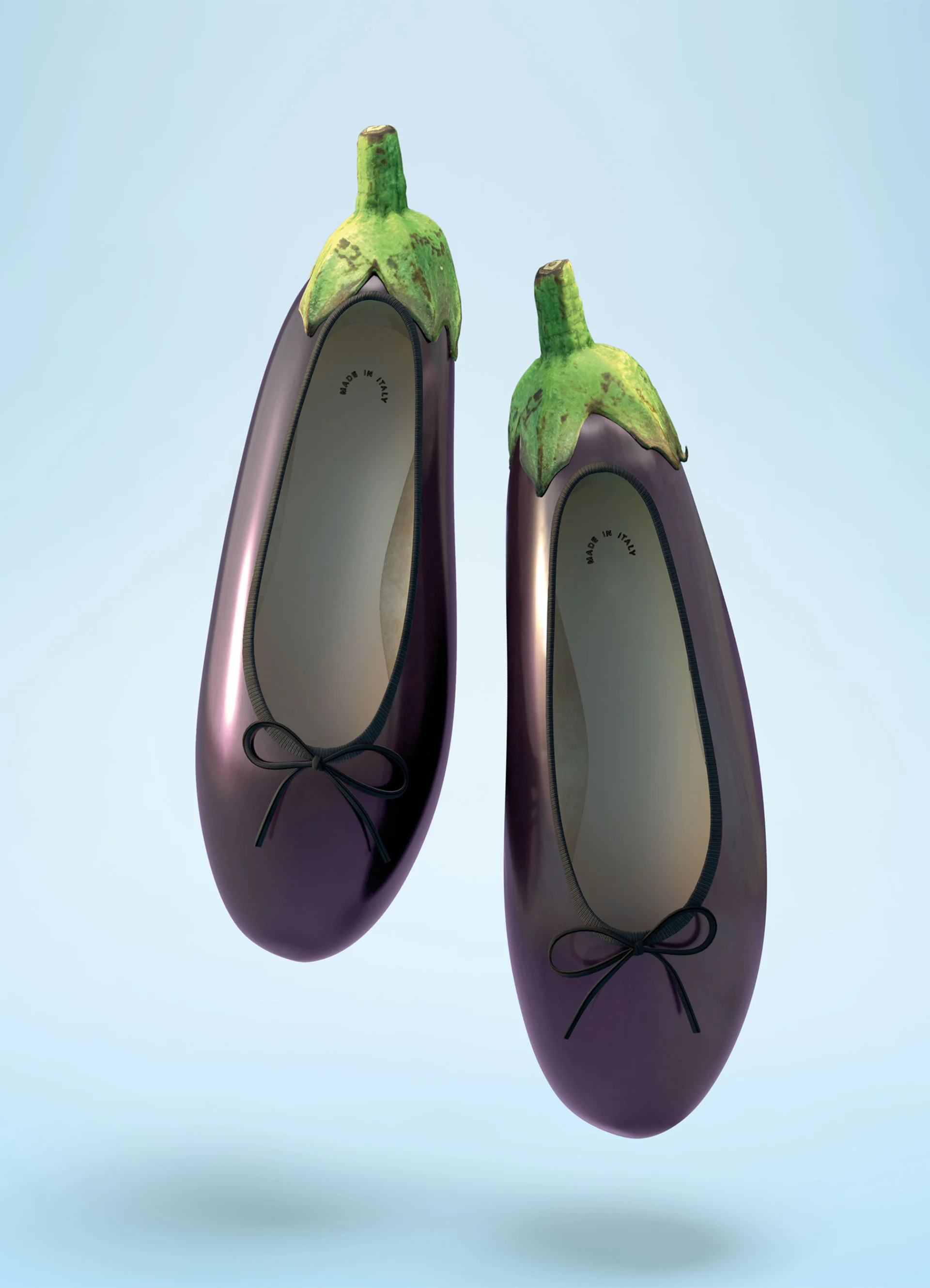 Zurgams Messepark Motiv Anzeige Auberginenschuh Hoch