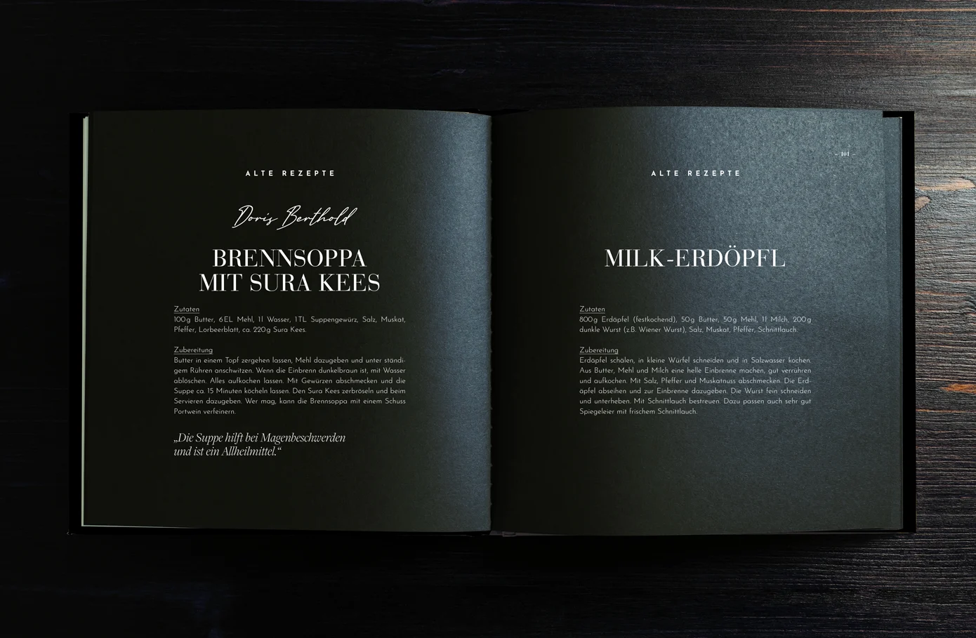 Zurgams Montafon Kochbuch Rezeptseite