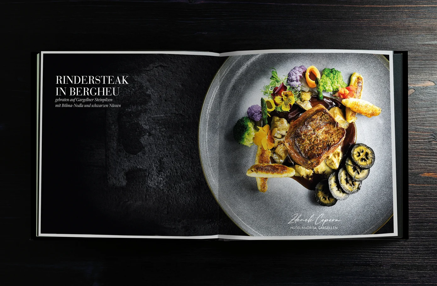 Zurgams Montafon Kochbuch Rindersteak Bergheu