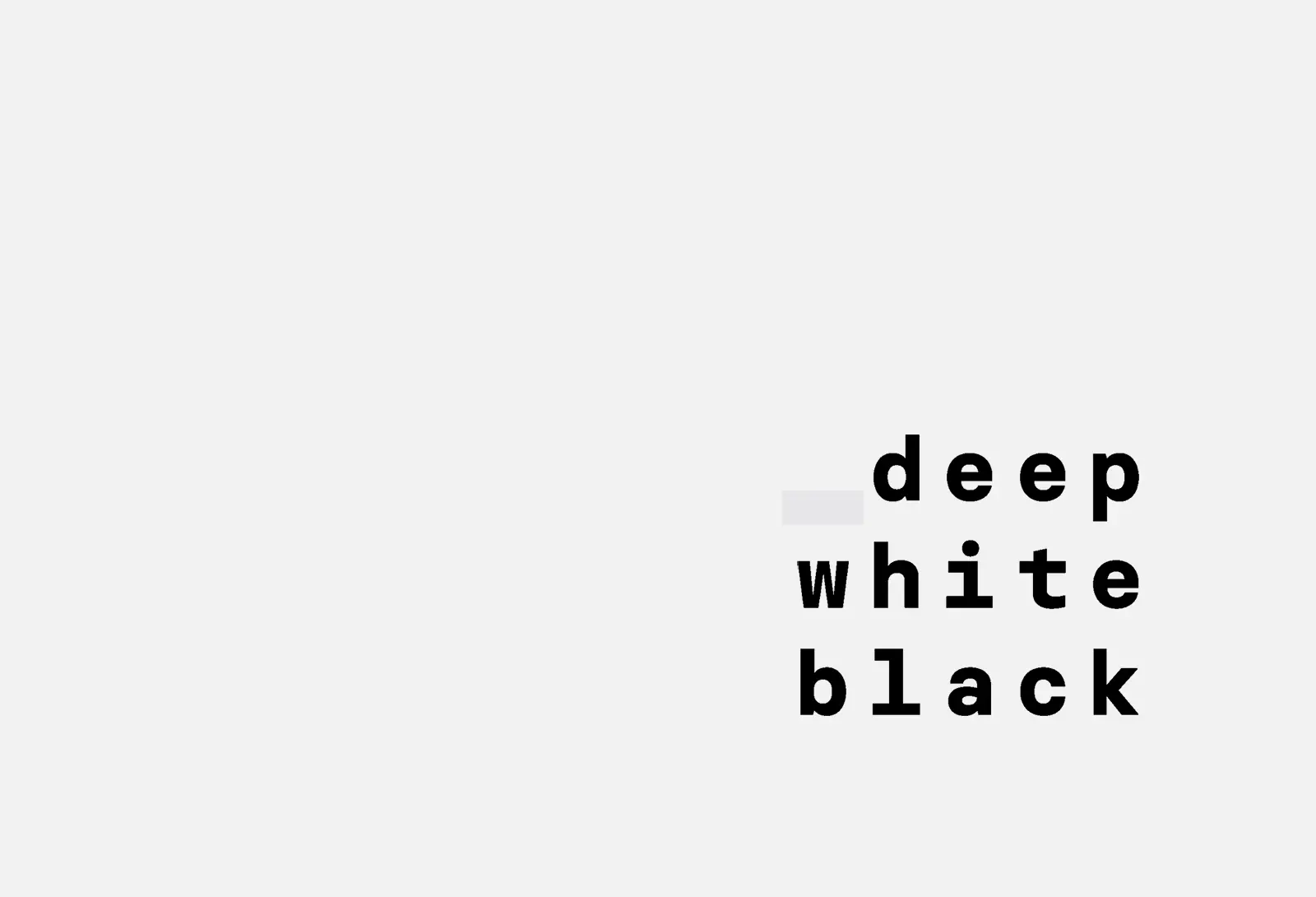 Zurgams Naming Deepwhiteblack Animiert