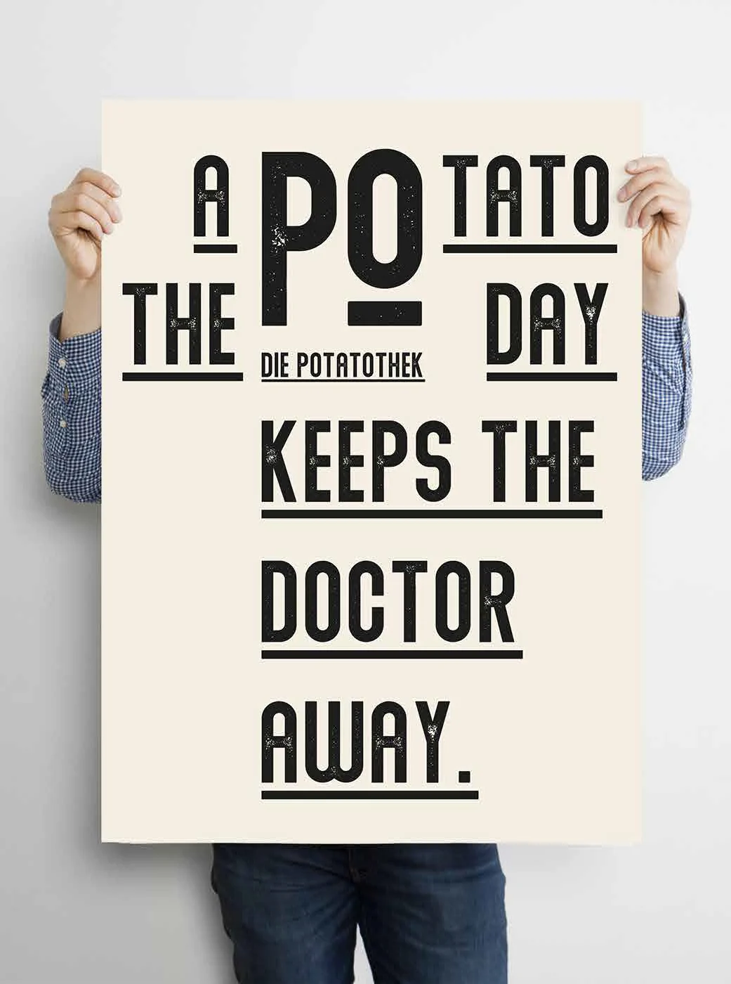 Zurgams Potatothek Projektstudie Linie1 Plakat Corporate Design