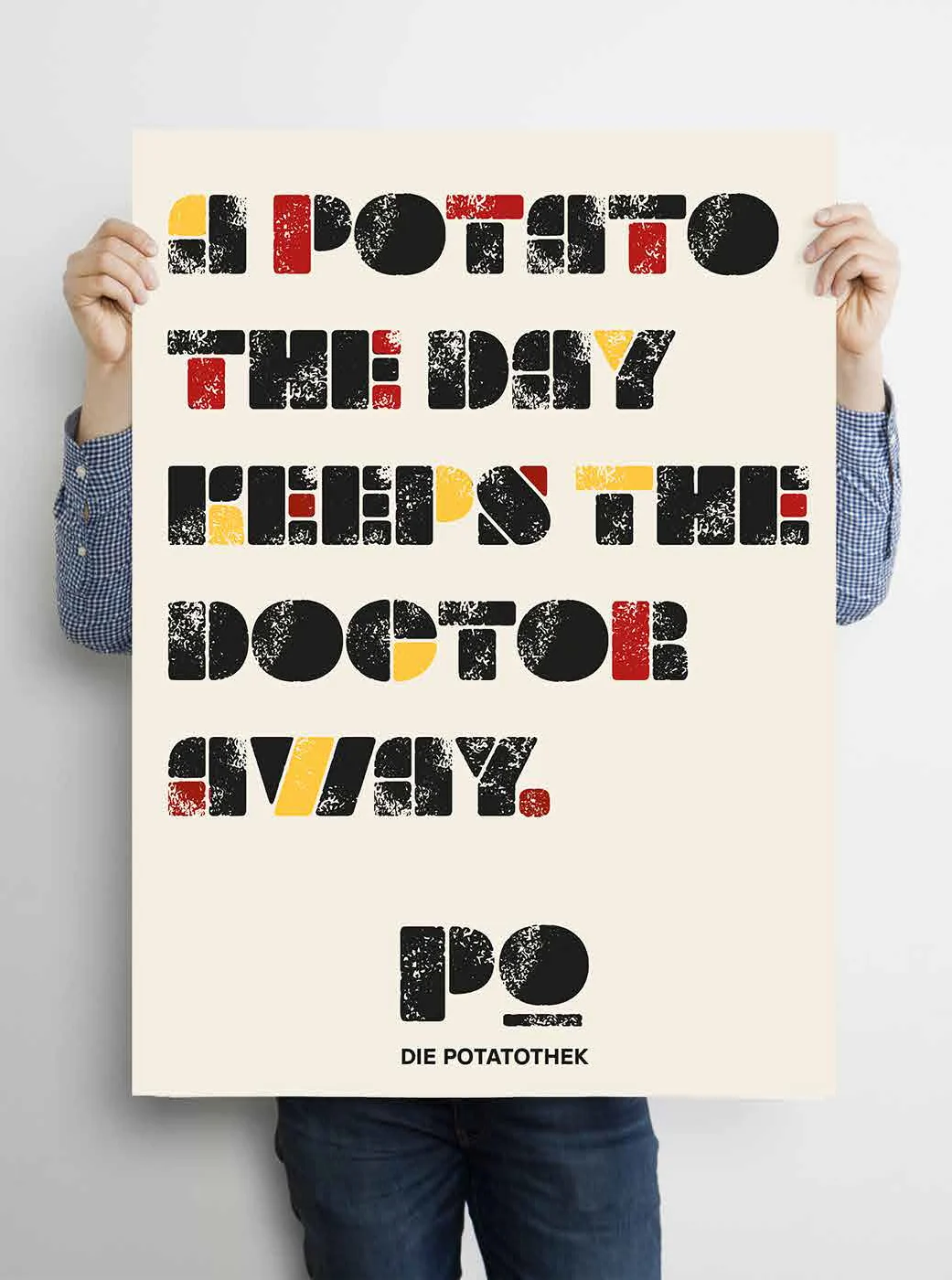 Zurgams Potatothek Projektstudie Linie3 Plakat Corporate Design