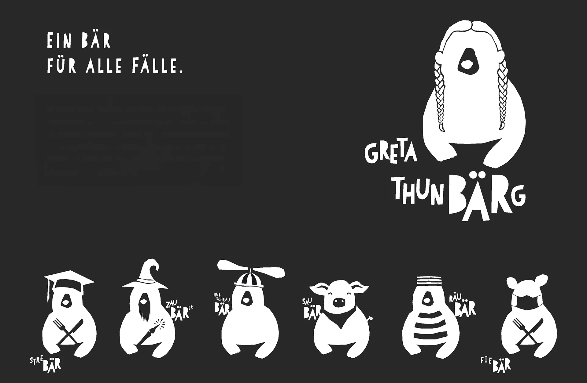 Zurgams Schnitzelbaer Baeren Motive Logo