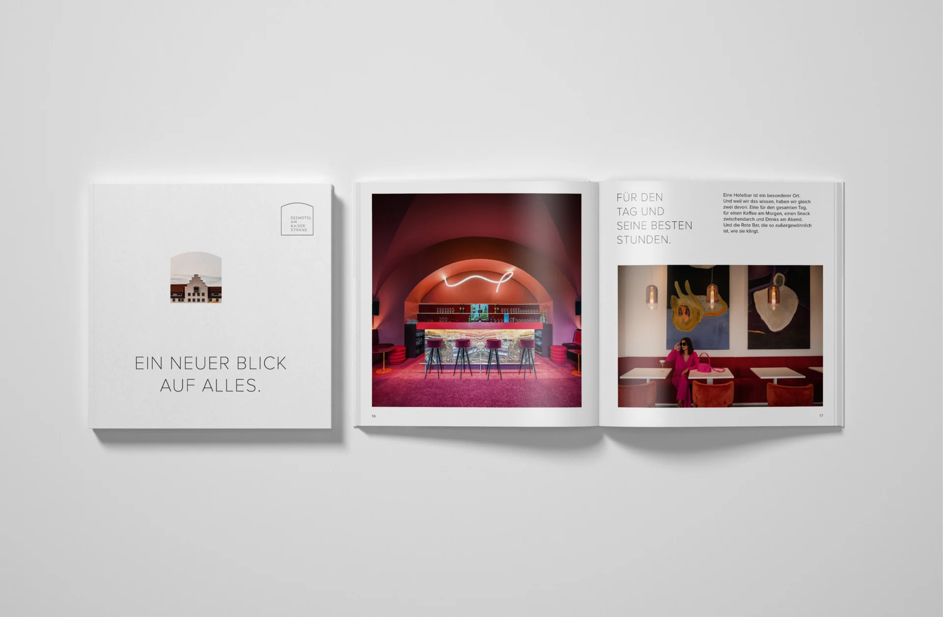 Zurgams Seehotel Kaiserstrand Broschuere Gross