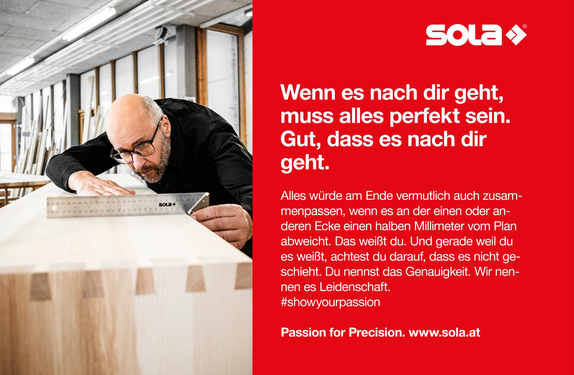 Zurgams Sola Anzeigen Rebranding Text