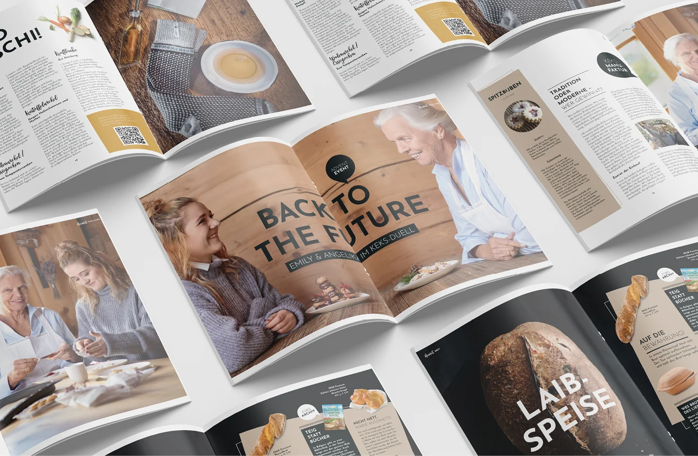 Zurgams Spar Heimatmagazin Back To The Future Spread