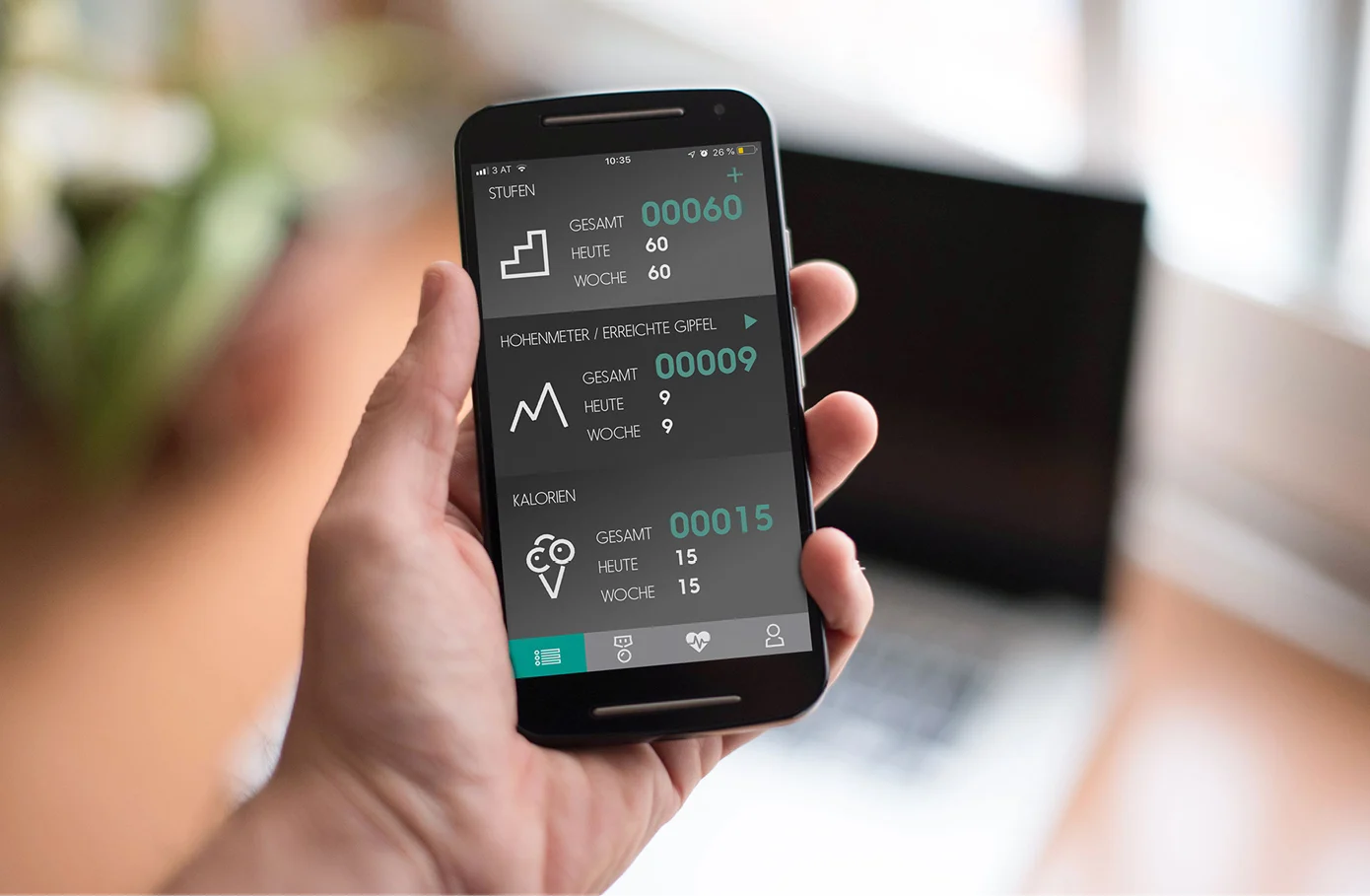 Zurgams Stiegenbock App Dashboard