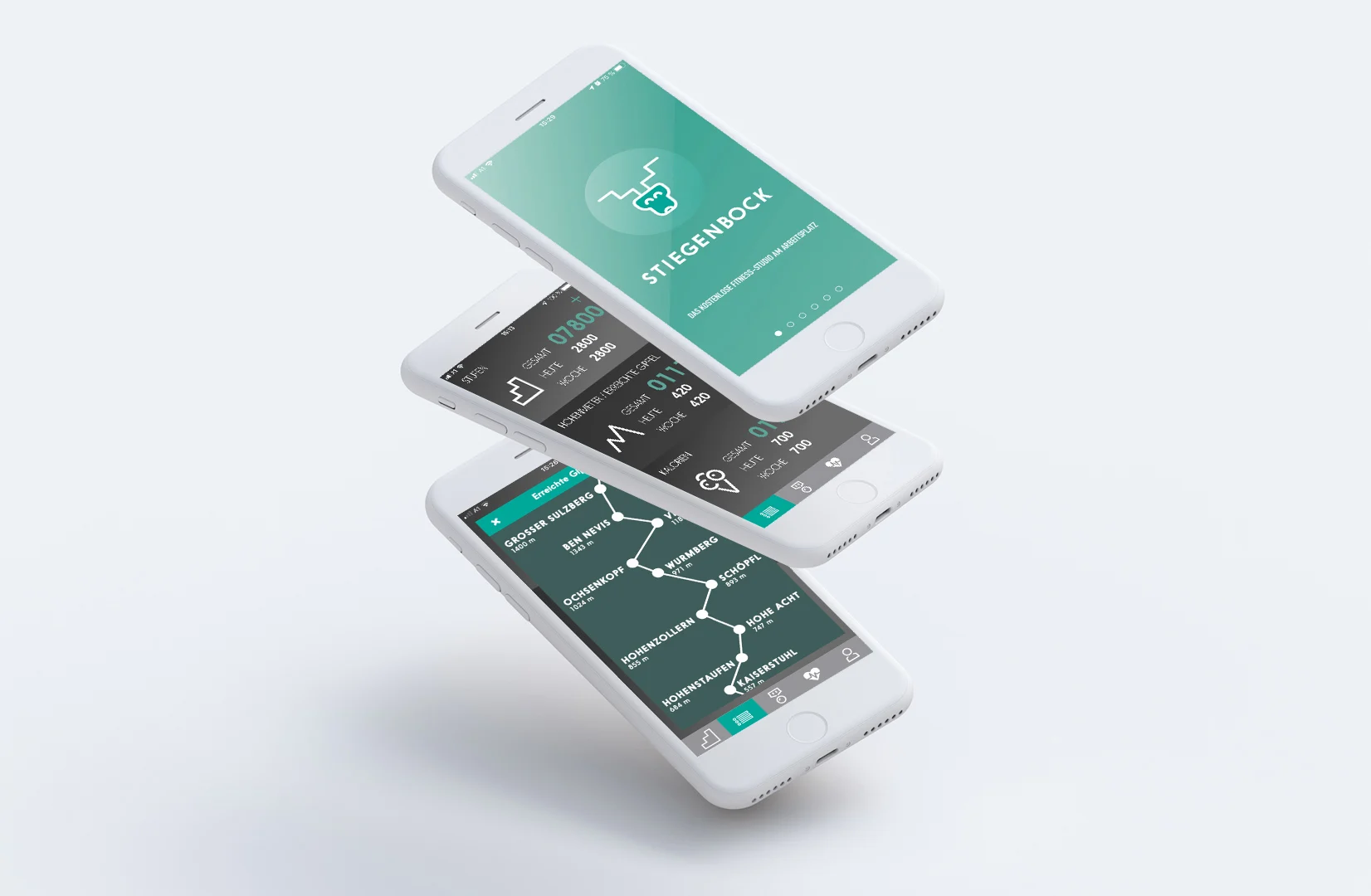 Zurgams Stiegenbock App Mockup