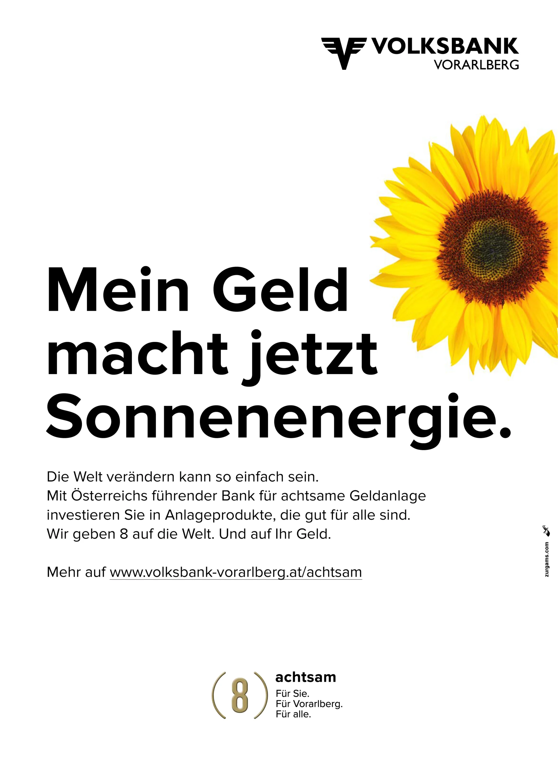 Zurgams Volksbank Sonnenergie